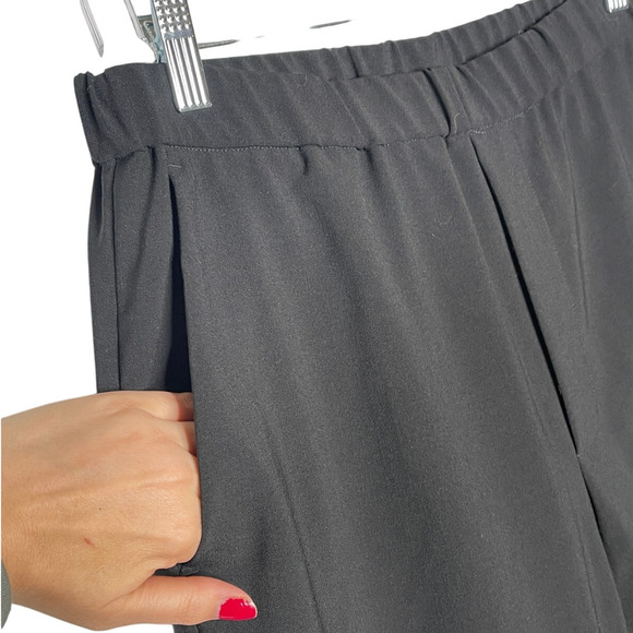 NEW! NIli Lotan 10 Slouchy Drawstring Delancy Wool Pants Paris Drop Crotch Black - Picture 7 of 13